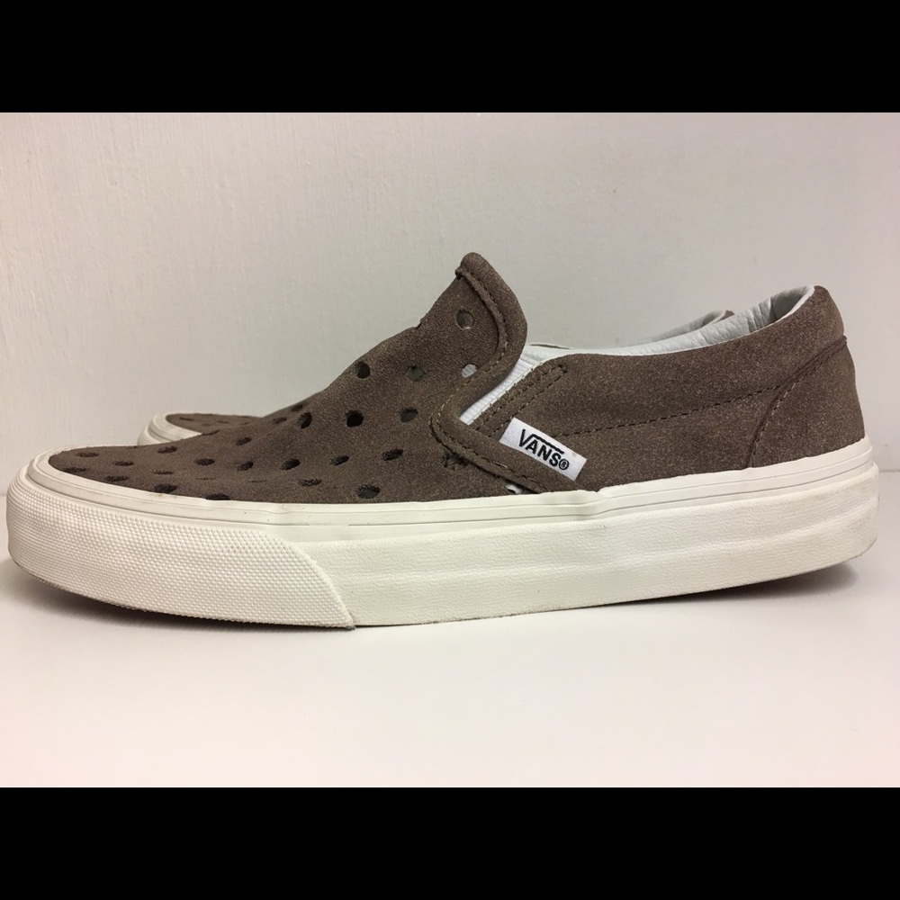 Vans x Madewell suede hole punch classic slip-on